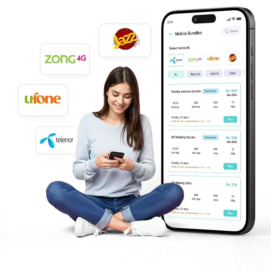 Mobile Load & Recharge Online in Pakistan